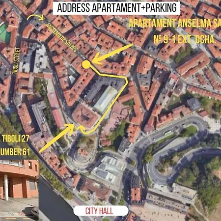 Apartamento Anselma 9 Con Parking Gratuito Bilbao Buitenkant foto