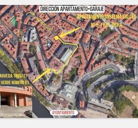 Apartamento Anselma 9 Con Parking Gratuito Bilbao Buitenkant foto
